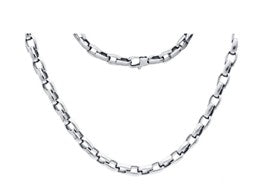 Stainless Steel Mens 6mm Link Necklace