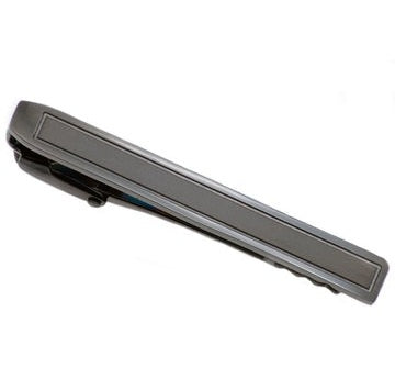Men's Black Stainless Steel Tie Clip