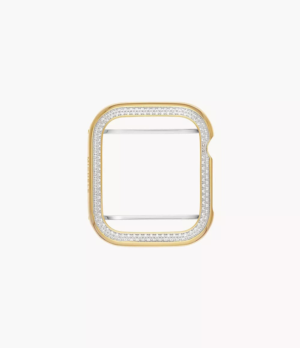 Michele Series 7-9 41MM 0.85Ct (147) Diamond Case For Apple Watch in 18K Gold-Plated
