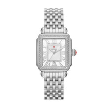 Load image into Gallery viewer, Michele Deco Madison Mid Size Stainless Diamond Watch
