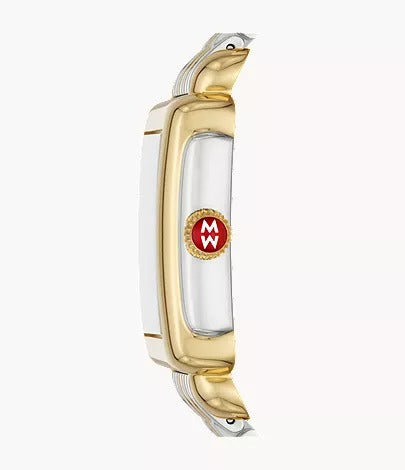 Deco Madison Mid Two-Tone 18K Gold-Plated Diamond Dial Watch