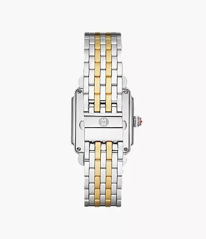 Deco Mid Two-Tone 18K Gold-Plated Diamond Dial Watch