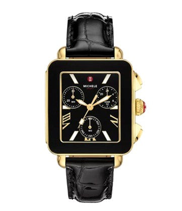 Michele Deco Sport Chronograph Black Leather – Michael  display picture 1