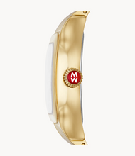 Load image into Gallery viewer, Michele Meggie 18K Gold-Plated Diamond Dial Watch
