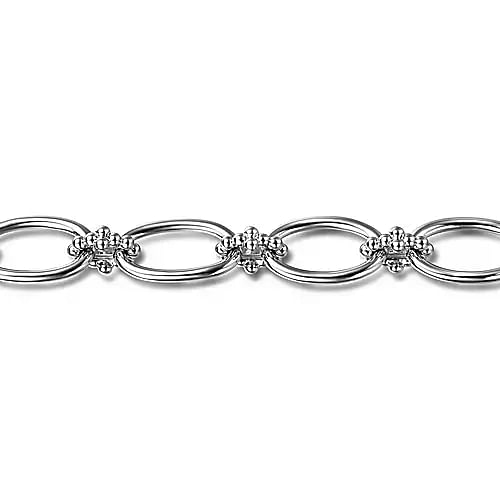 Sterling Silver Bujukan Link Bracelet