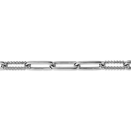 Gabriel Sterling Silver Bujukan Link Bracelet