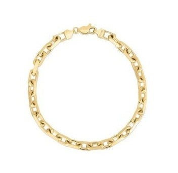 14k Yellow Gold 20.5 Grams 8.25 Inch, French Cable Bracelet