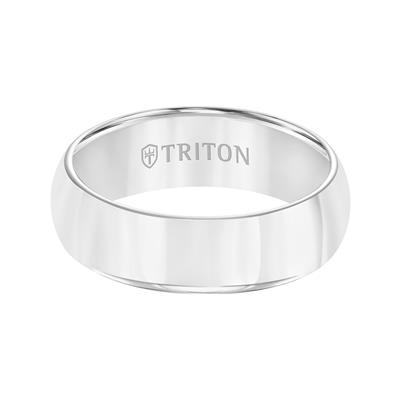 Tungsten Carbide 7mm Plain Band, size 10