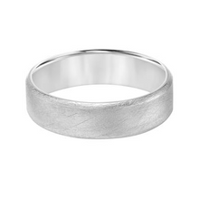 Load image into Gallery viewer, 14k White Gold Crystaline Soft Sand Finish Band, Size 10.0
