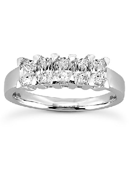 Platinum 1.06 Ct VVS G 5 Diamond Band