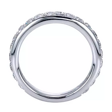 Load image into Gallery viewer, 14k White Gold 1.02 Ct Diamond Wedding Band
