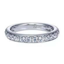 Load image into Gallery viewer, 14k White Gold 1.02 Ct Diamond Wedding Band
