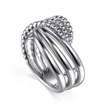 Load image into Gallery viewer, Gabriel Sterling Sliver Lady&#39;s Twisted Ring
