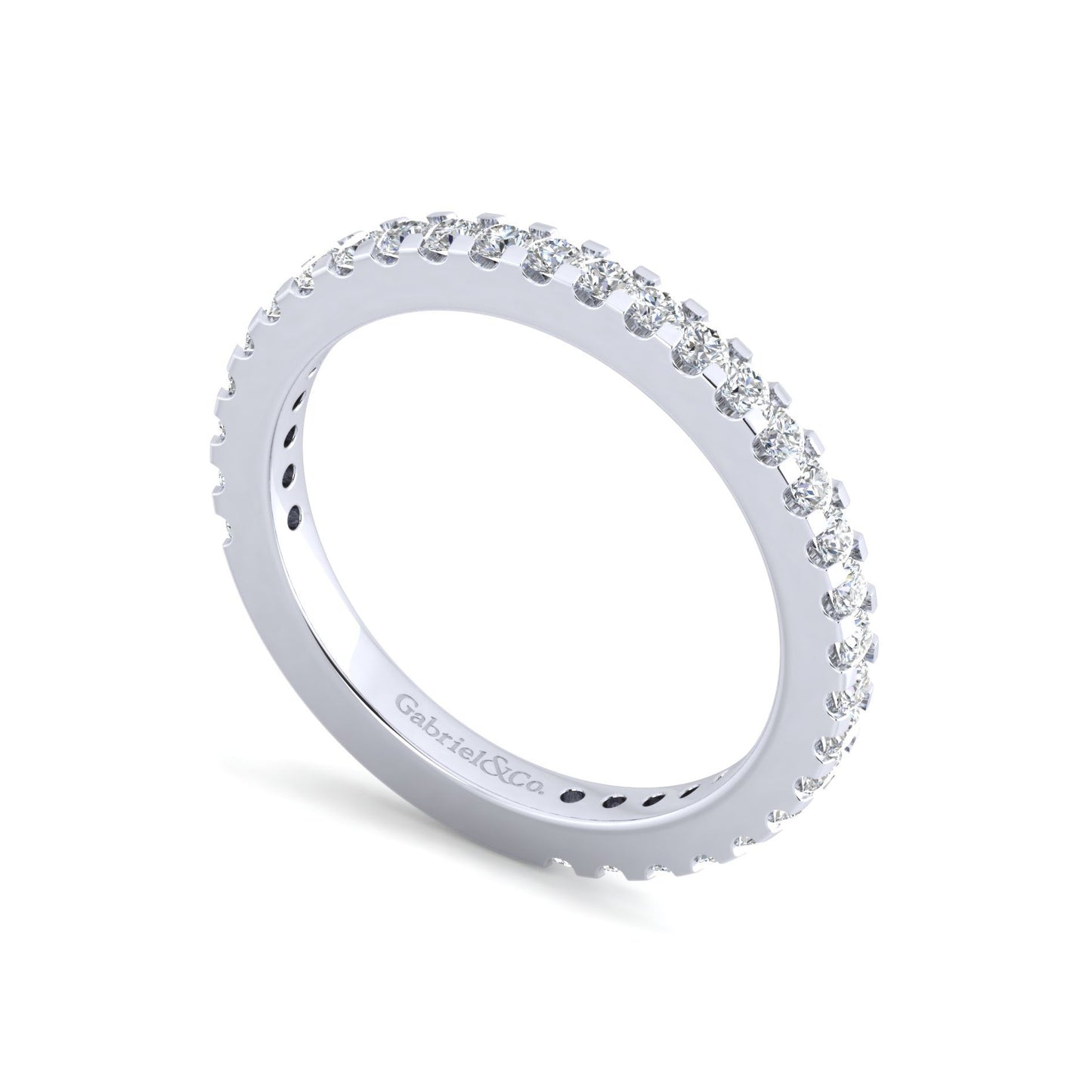 Gabriel White Gold 0.30 Ct Diamond Band