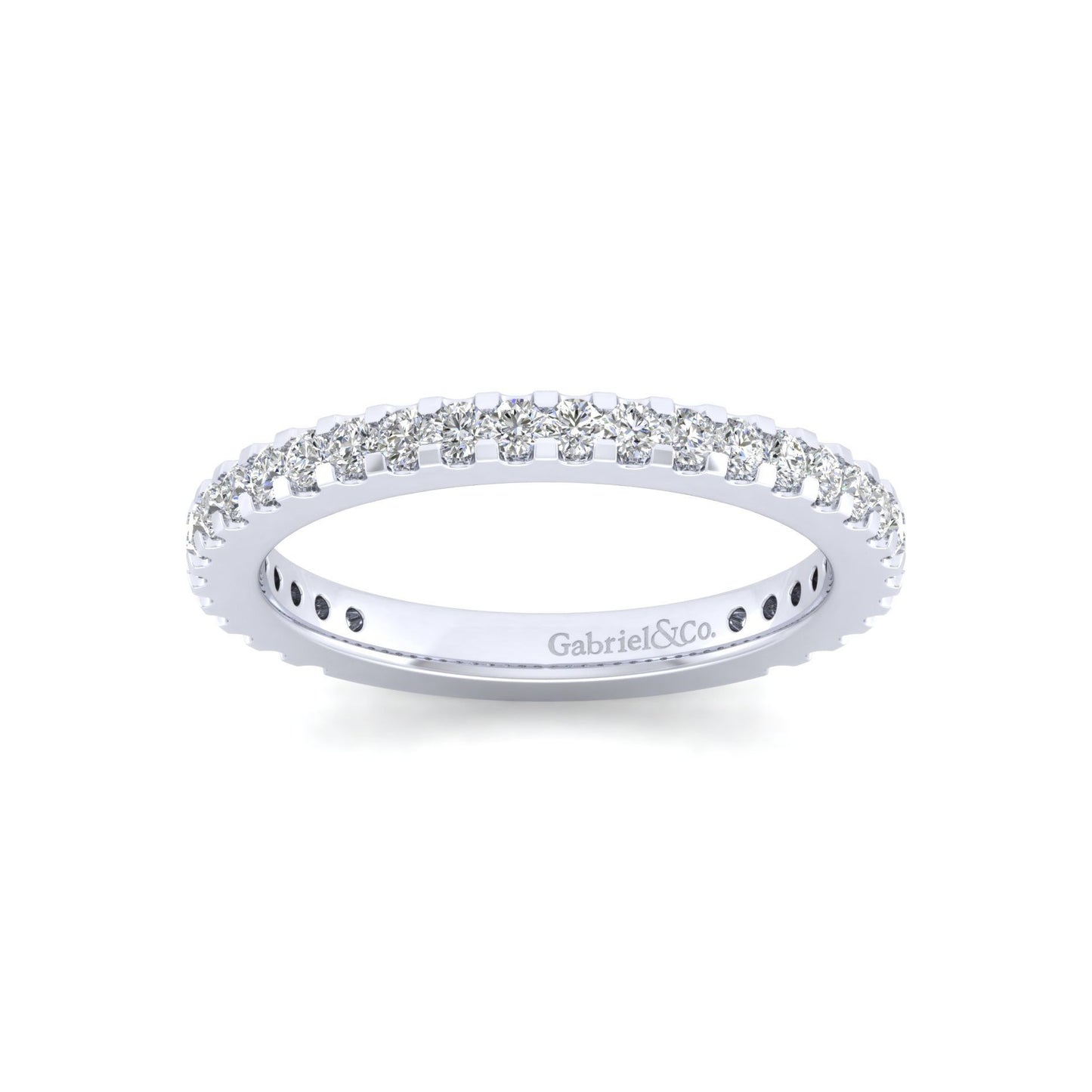 Gabriel White Gold 0.30 Ct Diamond Band
