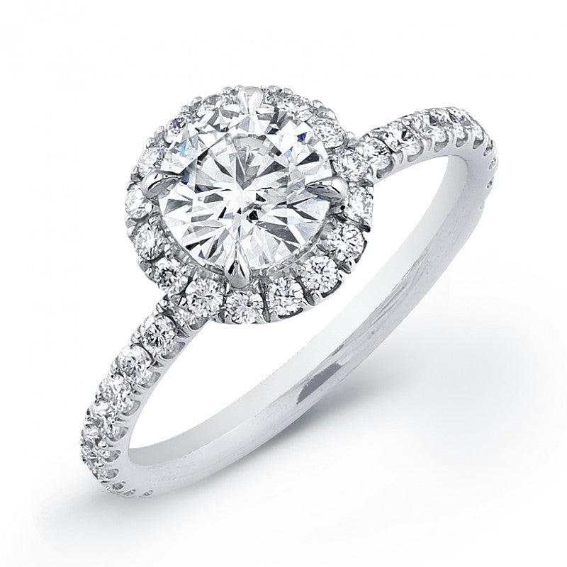 14K White Gold 0.27ct Diamond Engagement Ring