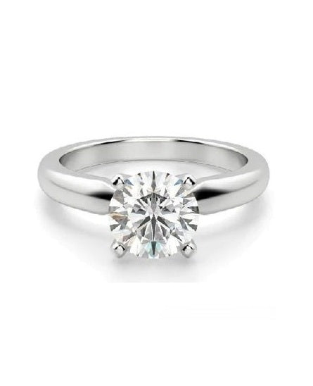 14k White Gold 1.36Ct E VVS2 Lab Grown Diamond Ring