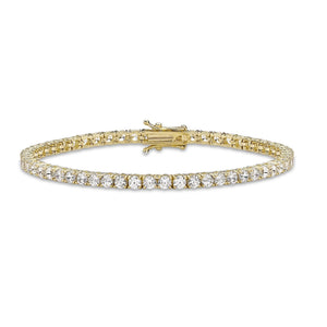 14k Yellow Gold 2.70Ct Diamond Bracelet with 52 Diamonds