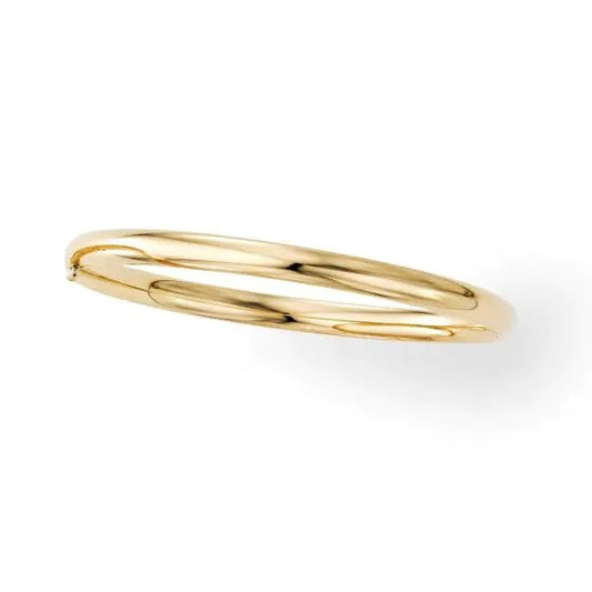 14K Yellow Gold Polished 5mm Lady's Bangle