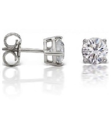 14k White Gold 3.00Ct Diamond Stud Earring
