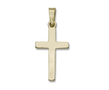 14kt Yellow Gold 19.5 * 11.2 MM Solid Cross