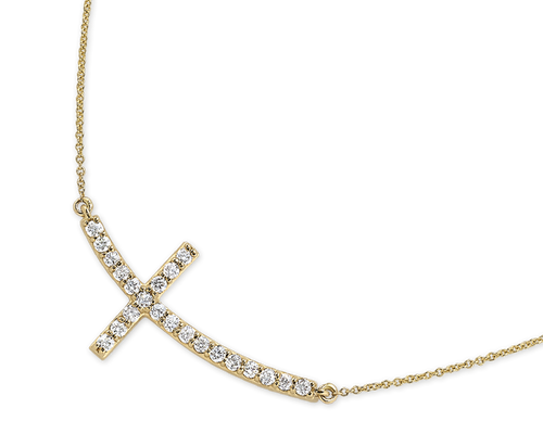 Faith Sideways Cross Necklace Dogeared