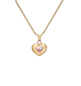 Gabriel 14k Yellow Gold Heart Pendant