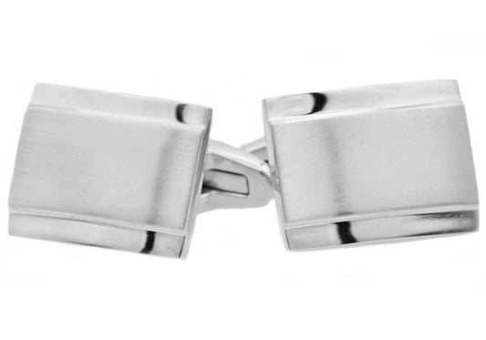 Stainless Steel Mens Cufflink Rectangular