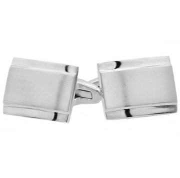 Stainless Steel Mens Cufflink Rectangular