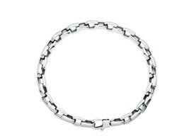 Stainless Steel Mens 6mm Link Chain Bracelet