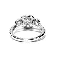 Load image into Gallery viewer, Gabriel 14k White Gold Ctr 1.02 Ct, I1, G GIA, Mounting 1.01 Ct Diamond Ring
