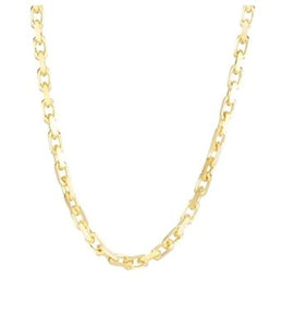 14k Yellow Gold 22 Inch French Cable Chain 55.1 Grams 4.8mm Wide