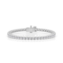 Load image into Gallery viewer, 14K White Gold 4.10Ct Lab Grown 61 Diamond Bracelet
