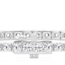 Load image into Gallery viewer, 14K White Gold 4.10Ct Lab Grown 61 Diamond Bracelet
