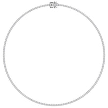 Load image into Gallery viewer, 14K White Gold  7.00Ct Lab Grown 200 Diamond Necklace
