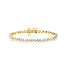 Load image into Gallery viewer, 14k Yellow Gold 2.00Ct Lab Grown 75 Diamond Bracelet
