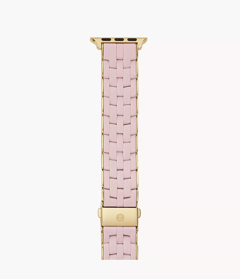 Michele 38/40/41mm and 42/44/45/49mm Peony 5-Link Silicone Band for Apple Watch