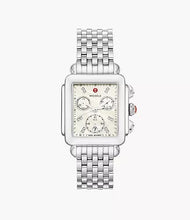 Load image into Gallery viewer, Michele Deco Stainless Diamond Dial Watch
