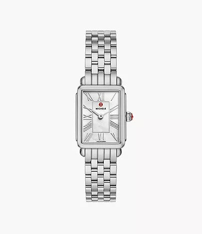 Michele Deco Park Stainless Steel Watch