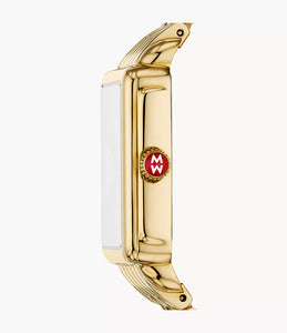 Michele Deco Park 18K Gold-Plated Watch