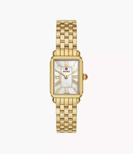 Load image into Gallery viewer, Michele Deco Park 18K Gold-Plated Watch
