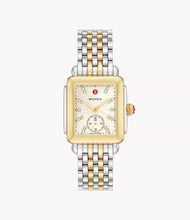 Load image into Gallery viewer, Michele Deco Mid Two-Tone Diamond Dial Watch
