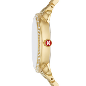 Michele Serein Diamond Dial and Bezel 18K Gold Plated