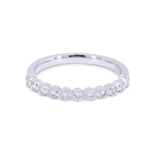 Load image into Gallery viewer, 14k White Gold 0.18Ct Diamond Band
