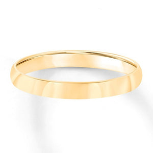 14K Yellow Gold 3.0MM Wide, Size 5.5, Highly Polished Band