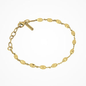 Sterling Silver Bracelet 7.25 Inch Long, available Gold Plated and Rhodium Plated