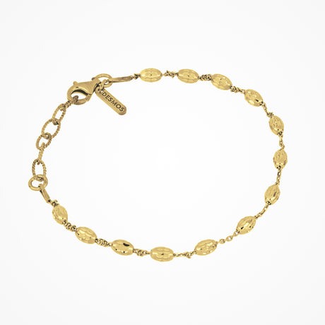 Sterling Silver Bracelet 7.25 Inch Long, available Gold Plated and Rhodium Plated