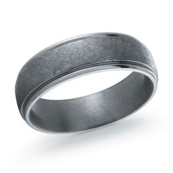 7mm Grey Tantalum band, size 10.0