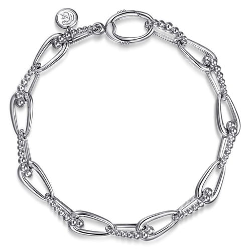 Sterling Silver Bujukan Link Chain Bracelet