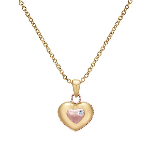 Gabriel 14k Yellow Gold Heart Pendant
